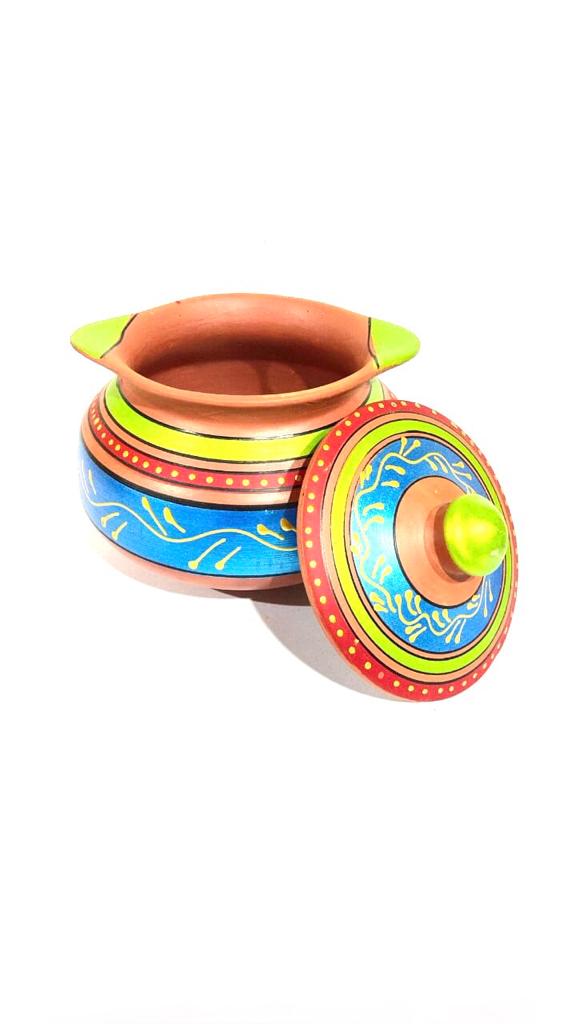 Earthenware Cooking Utensils Tameda Hand Painted New Arrivals From Tamrapatra