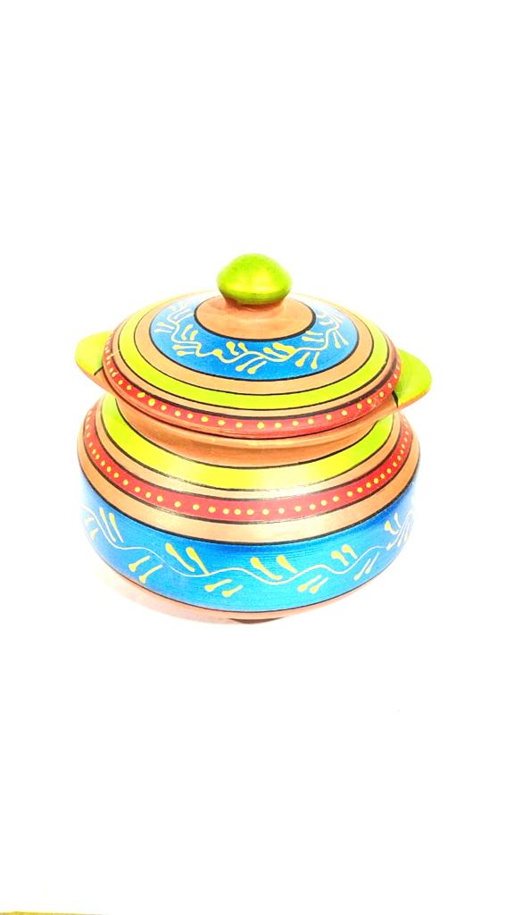 Earthenware Cooking Utensils Tameda Hand Painted New Arrivals From Tamrapatra