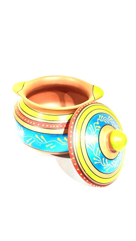 Earthenware Cooking Utensils Tameda Hand Painted New Arrivals From Tamrapatra