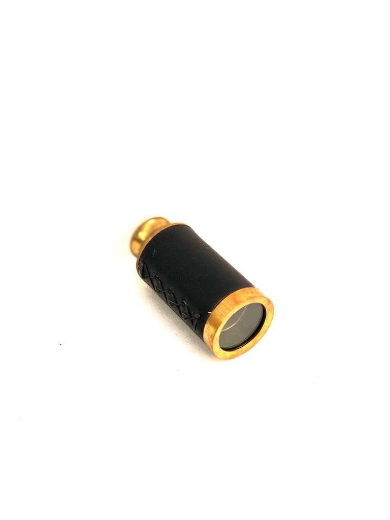 Telescope Brass Leather Stitch Nautical Crafts Collection By Tamrapatra