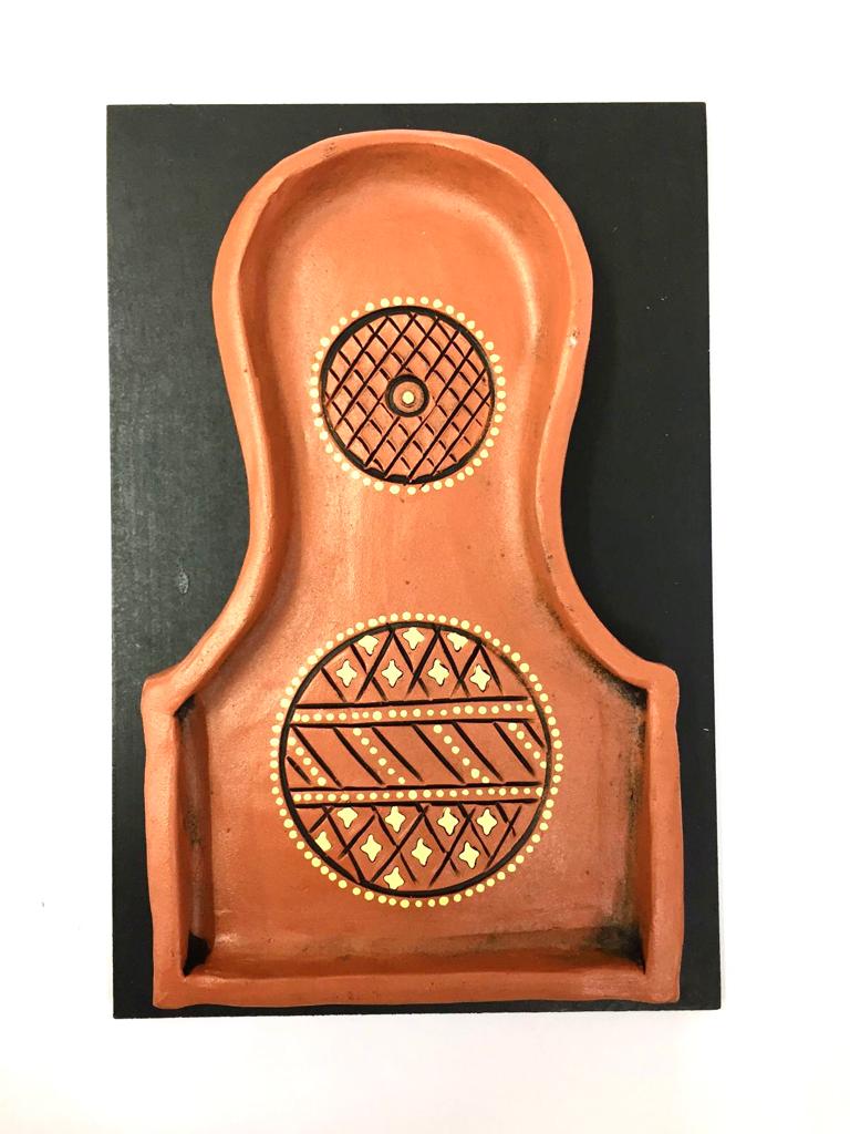 Designer Jharokha Handcrafted From Terracotta On MDF Wall Décor Tamrapatra