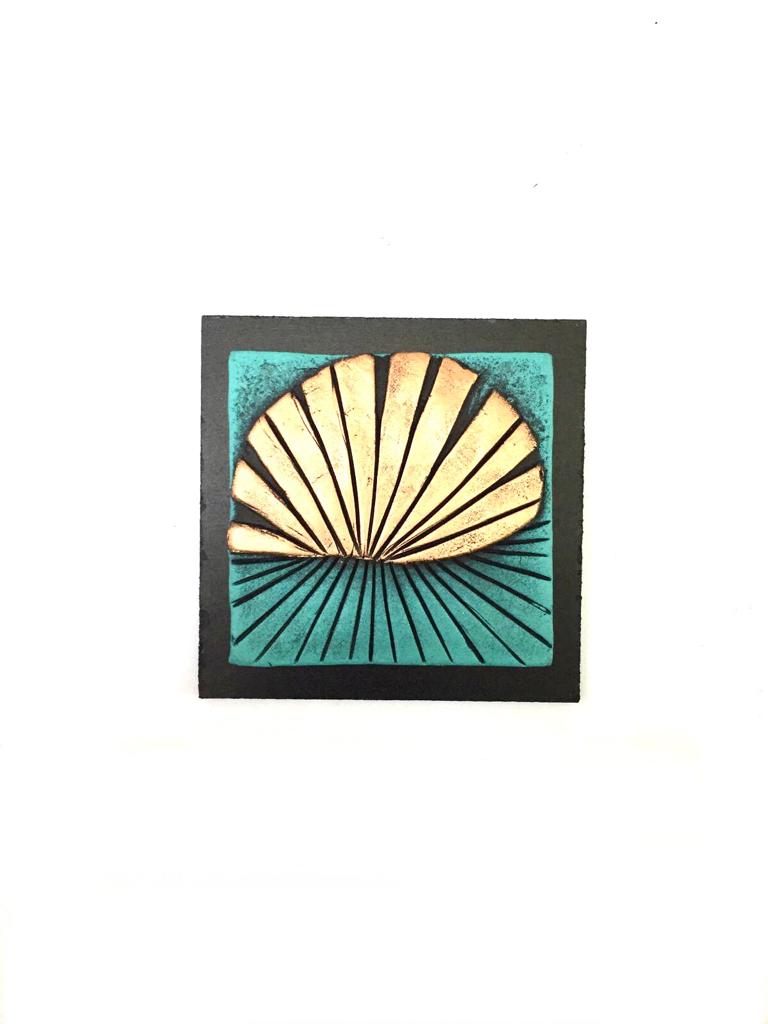 Delightful Nature Artwork Handcrafted Floral Theme On Set Of 5 By Tamrapatra