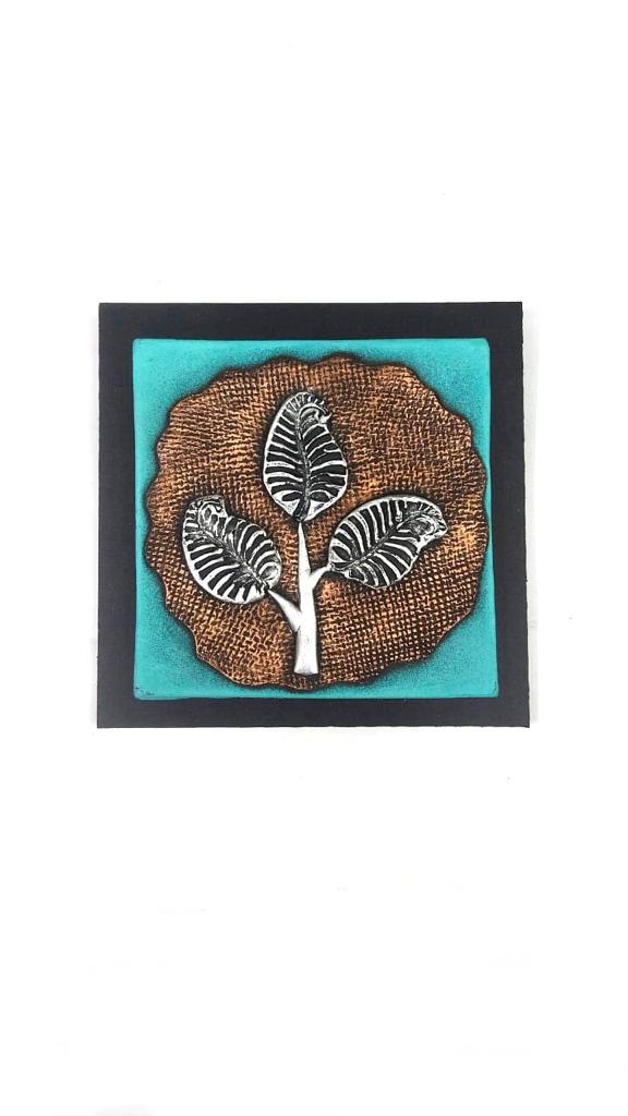 Terracotta Wall Art Designer Plates Hanging In Set of 4 Handcrafted By Tamrapatra
