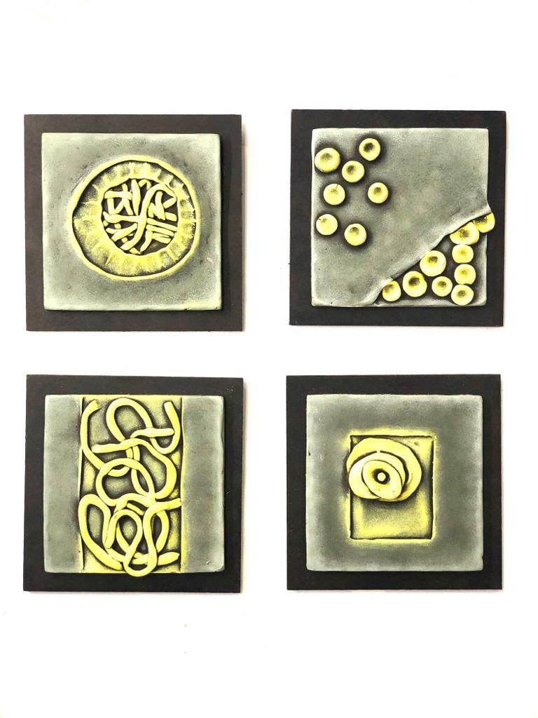 Nature Inspired Terracotta Square Plates Designed To Be Eccentric By Tamrapatra
