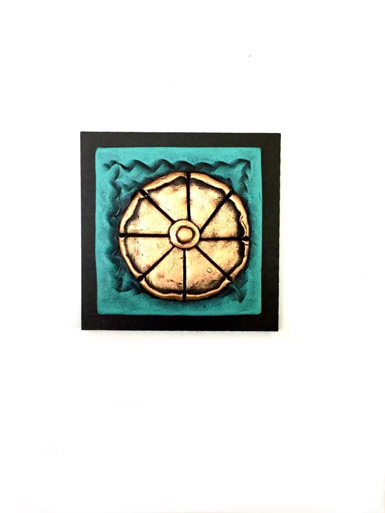 Delightful Nature Artwork Handcrafted Floral Theme On Set Of 5 By Tamrapatra