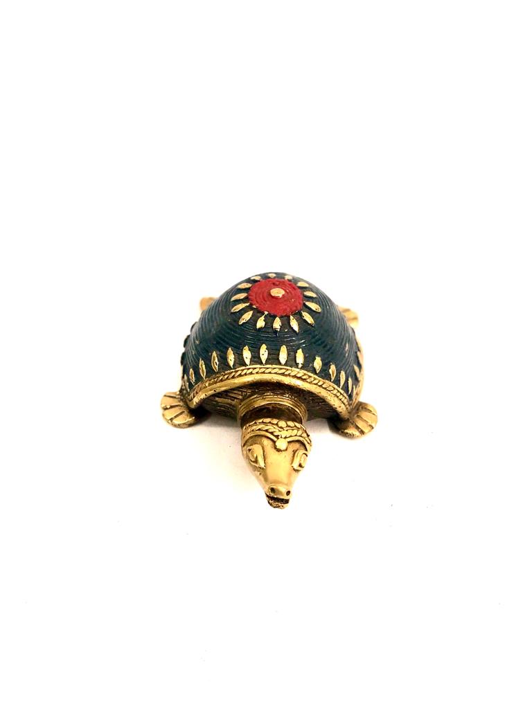 Attractive Handcrafted Brass Tortoise Exclusively Made By Local Artisans Tarmapatra