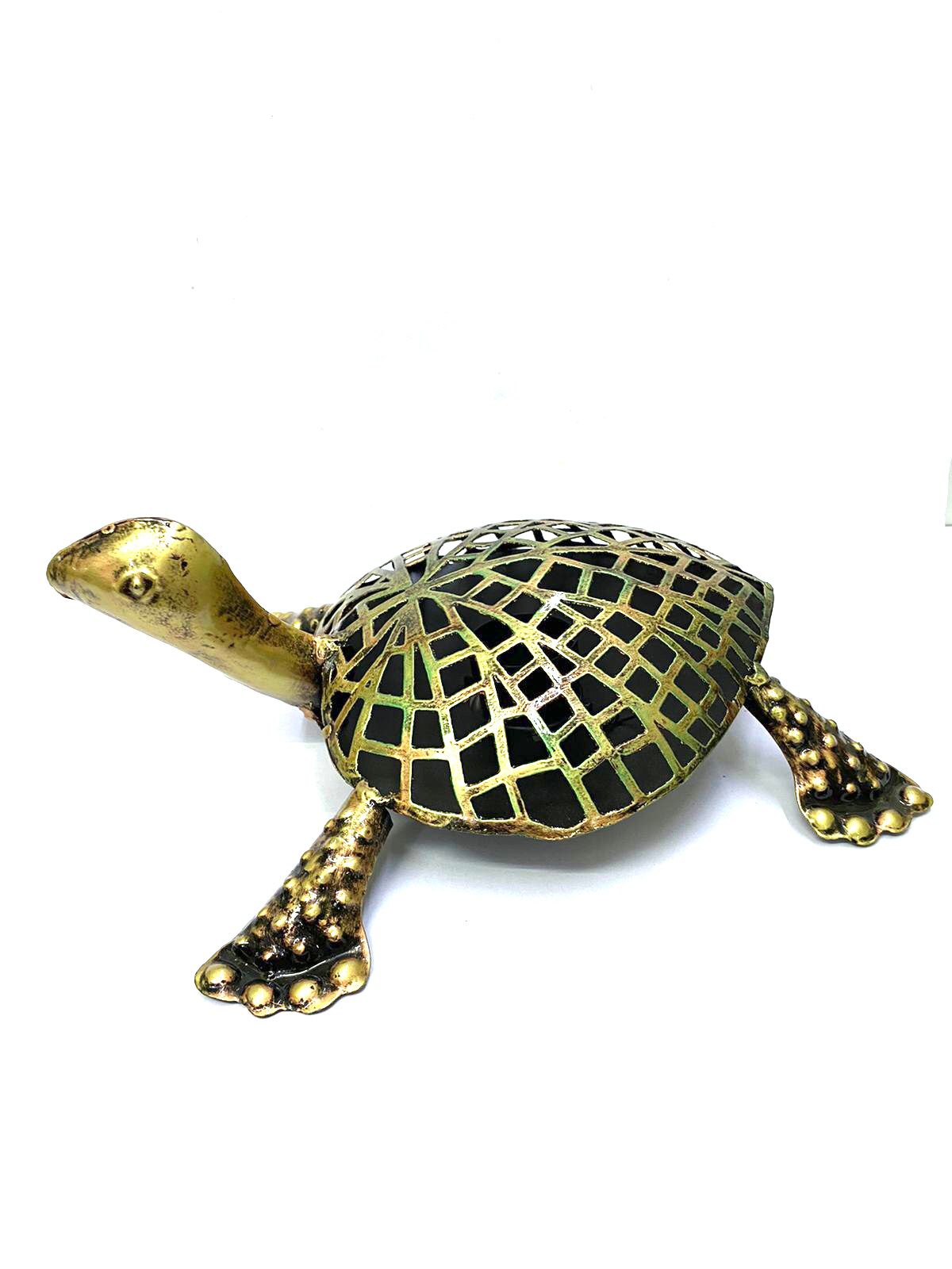 Tortoise Jali Candle Holder Adds Beauty To Your Space Lucky Arts By Tamrapatra