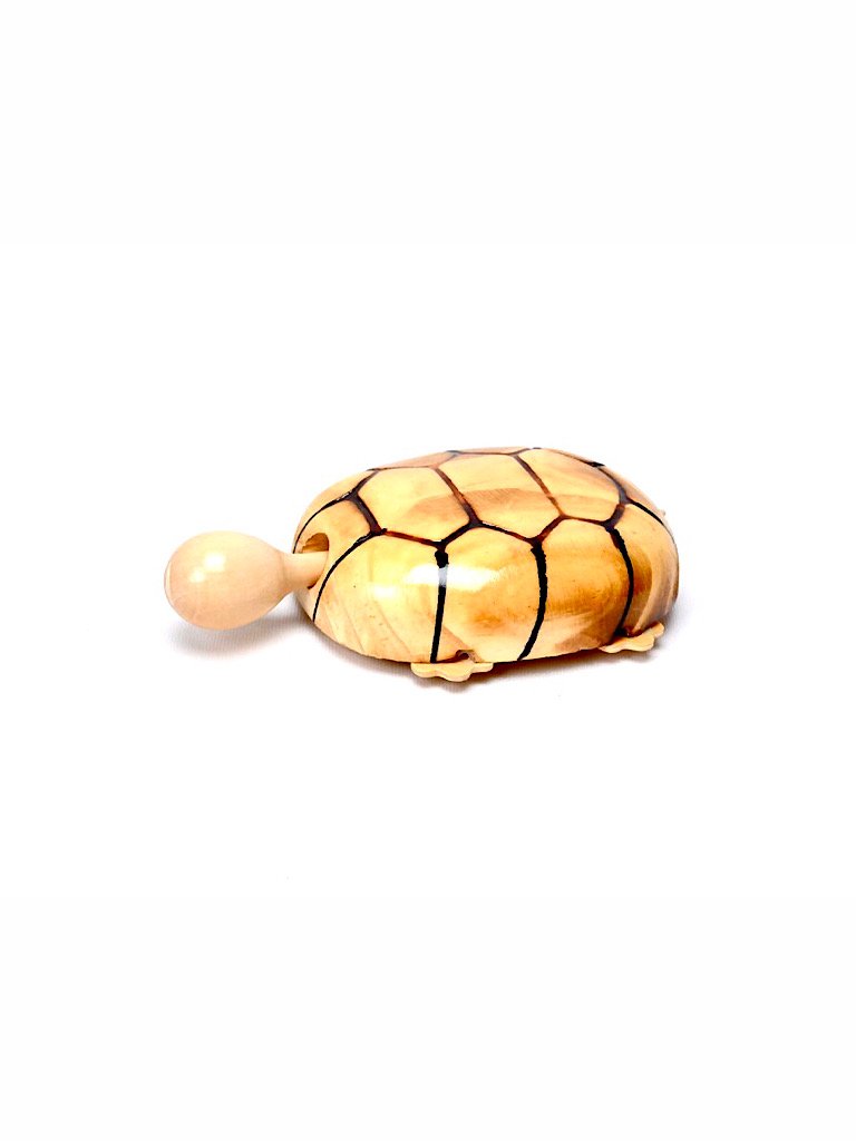 Tortoise Wooden Moving Kids Play Toys Collection Handmade Tamrapatra