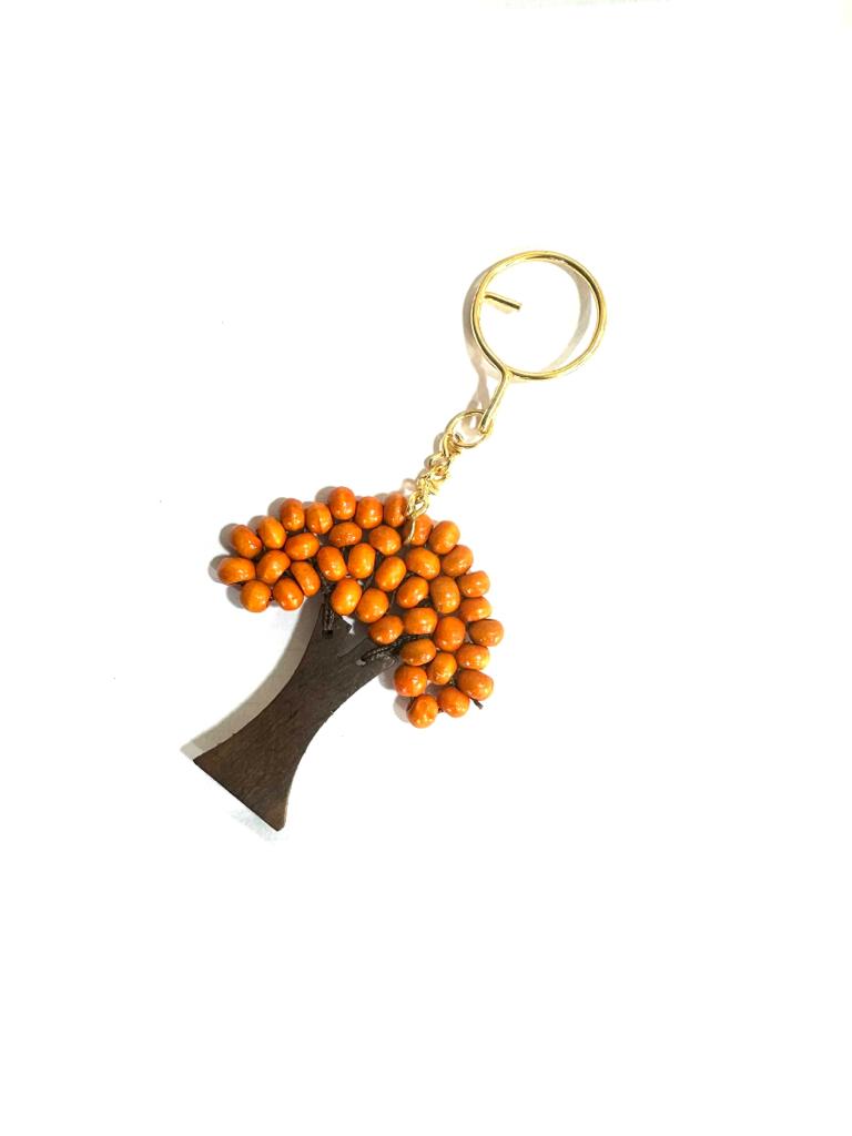 Tree Wooden Keychains Exclusive Crafts Exciting Shades Collection Tamrapatra
