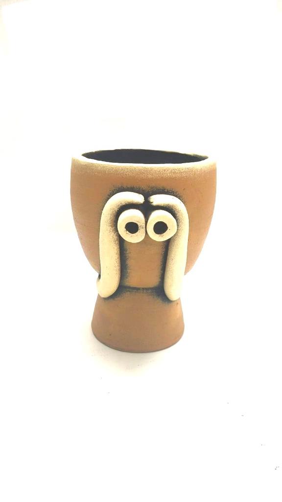 Adorable Collection Of Terracotta Binocular Pots Uniquely Design From Tamrapatra