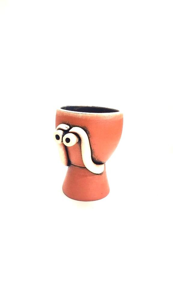 Adorable Collection Of Terracotta Binocular Pots Uniquely Design From Tamrapatra