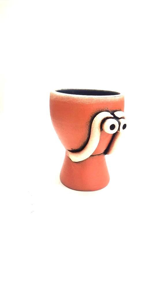 Adorable Collection Of Terracotta Binocular Pots Uniquely Design From Tamrapatra