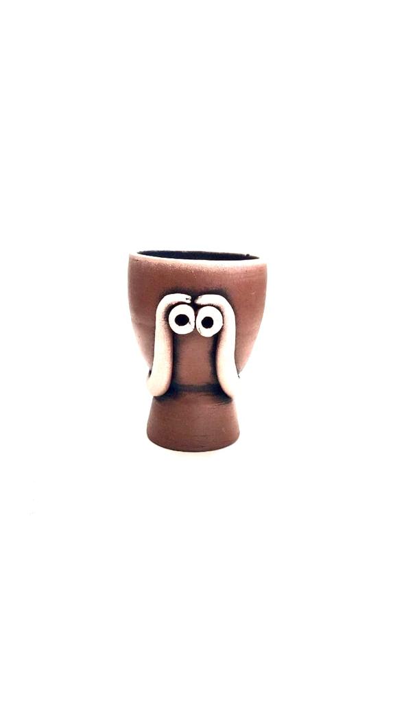 Adorable Collection Of Terracotta Binocular Pots Uniquely Design From Tamrapatra