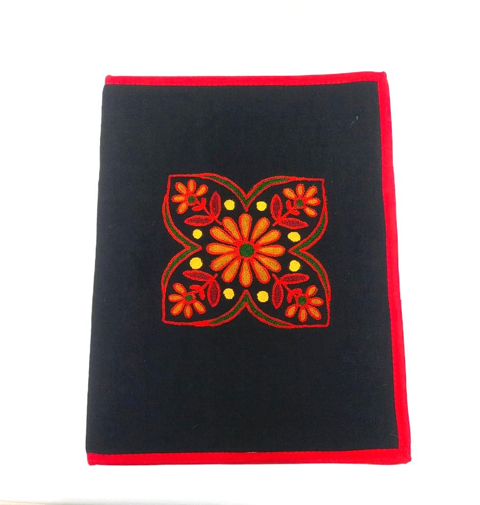 Embroidery Handmade Files To Store Documents Ethnic Collection By Tamrapatra