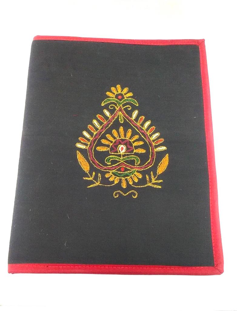 Embroidery Handmade Files To Store Documents Ethnic Collection By Tamrapatra