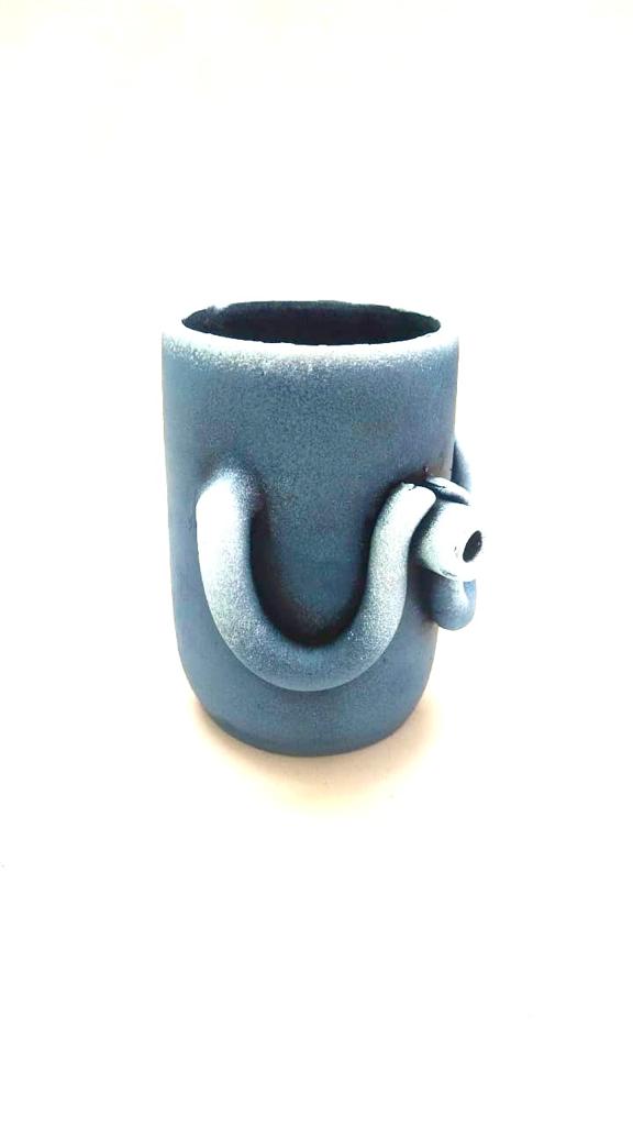 Telescope Holding Pots Sweet Terracotta Art Planters Decoration From Tamrapatra