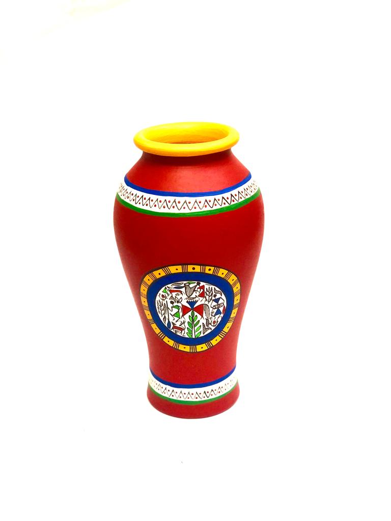 The Perfection Of Pottery In Various Shades Terracotta Long Pots From Tamrapatra