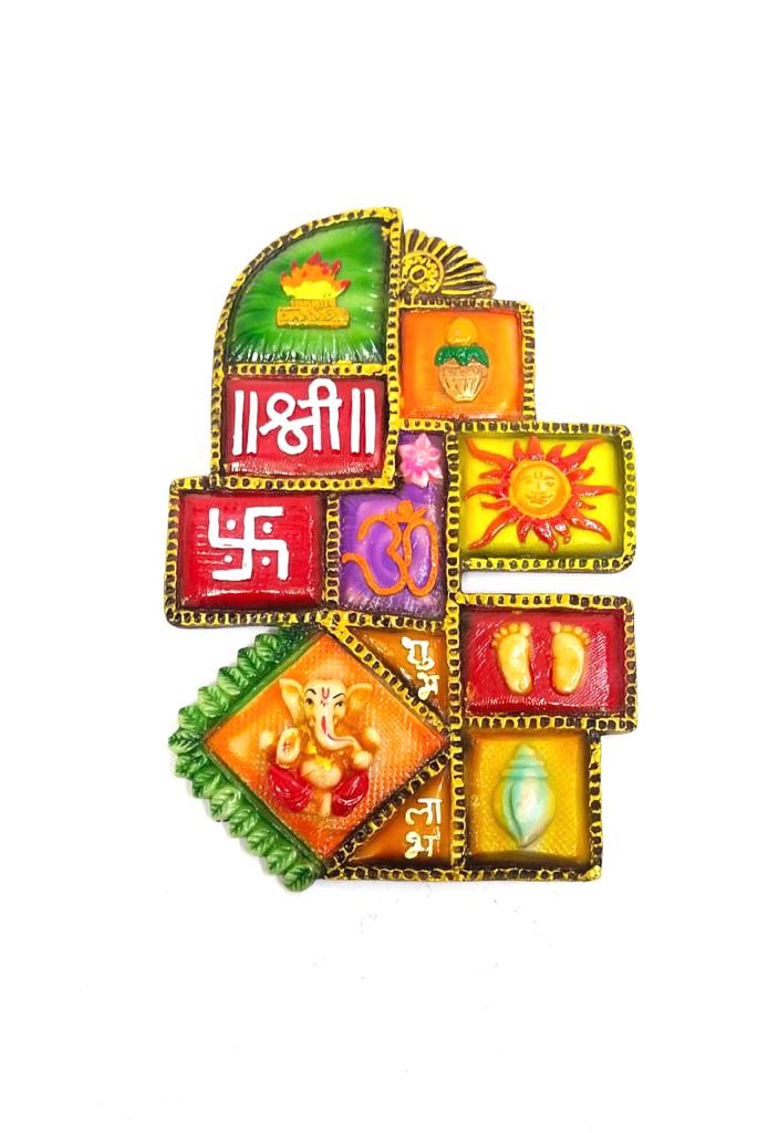 Vastu Frame Resin Art Colorful Handcrafted Decorative Hanging By Tamrapatra