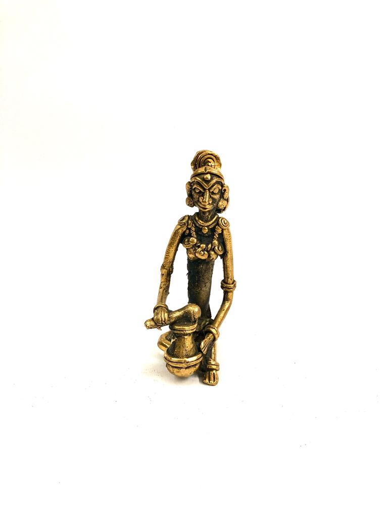 Human Figurines Daily Activities Lost Wax Brass Art By Rural Artisans Tamrapatra