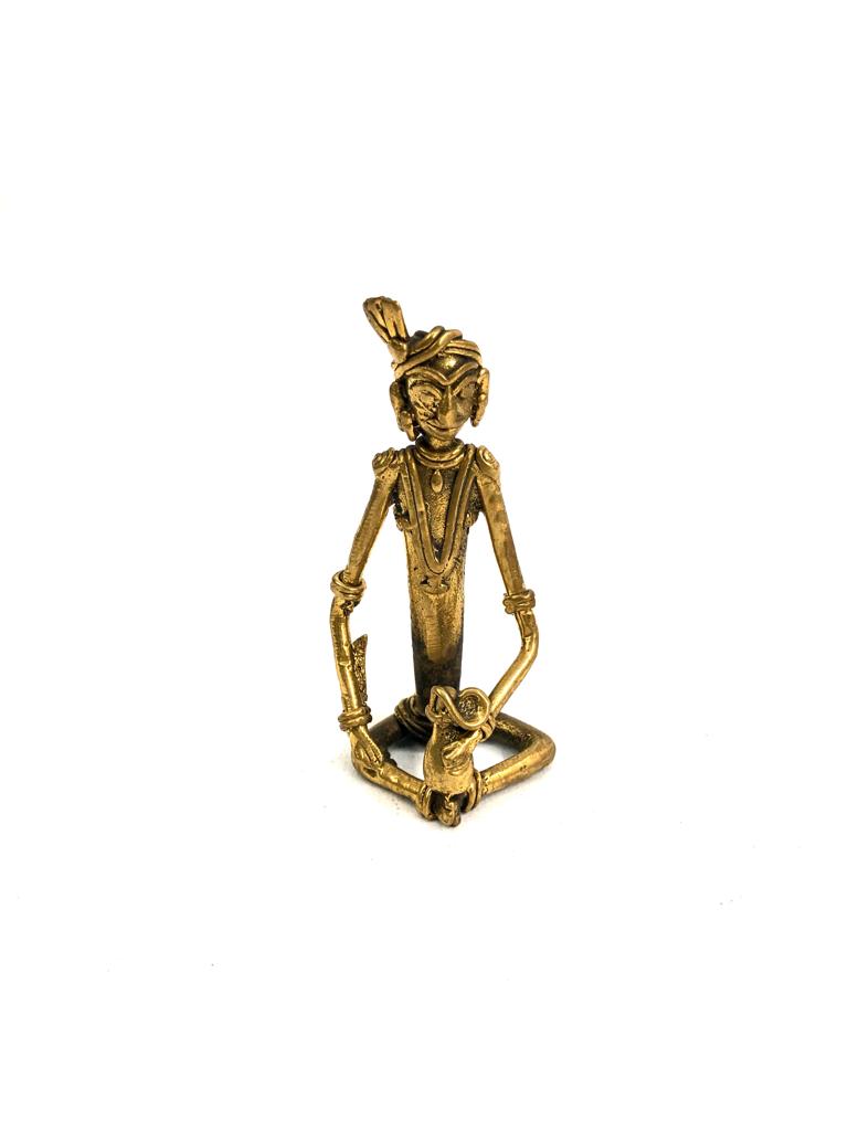 Human Figurines Daily Activities Lost Wax Brass Art By Rural Artisans Tamrapatra