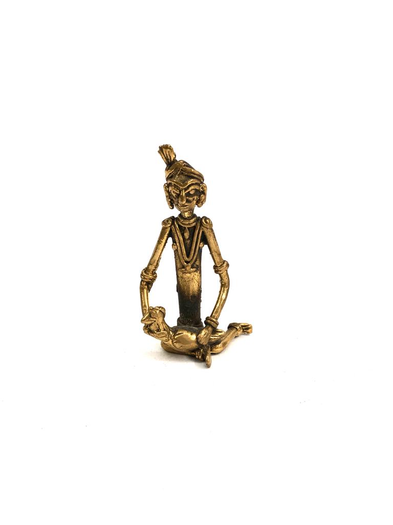 Human Figurines Daily Activities Lost Wax Brass Art By Rural Artisans Tamrapatra