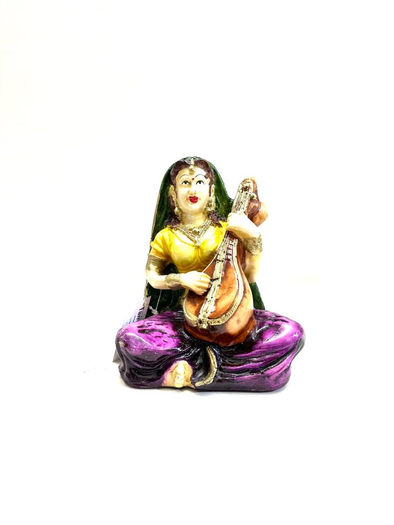 Lady Musician Villagers Exclusive Theme Figurines Various Design Tamrapatra