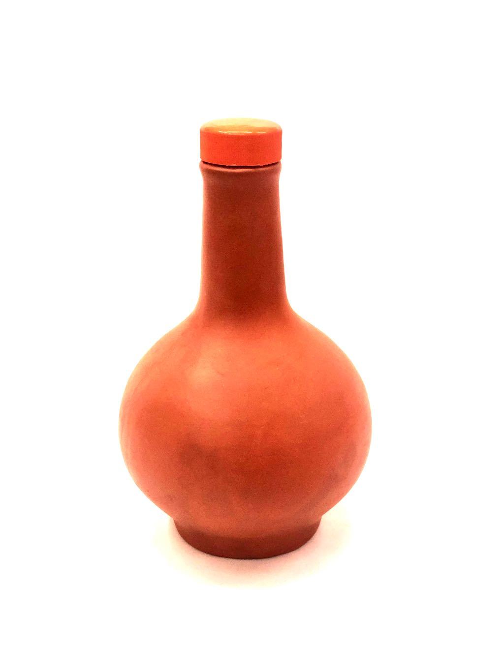 Terracotta Surahi Style Bottle Unglazed For Healthy Lifestyle Tamrapatra - Tamrapatra