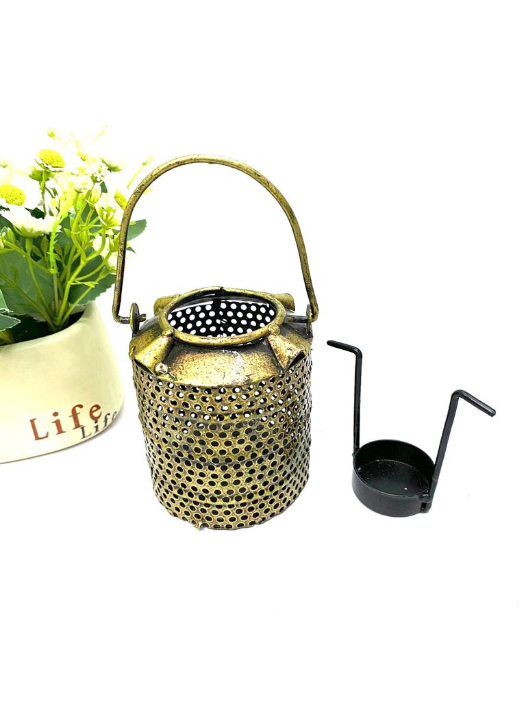 Metal Tank Tea Light Holder Outstanding Wonderful Creations From Tamrapatra