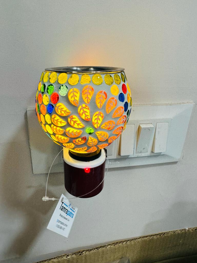 Glass Lamp Camphor Diffusor Handcrafted Best Quality Available From Tamrapatra