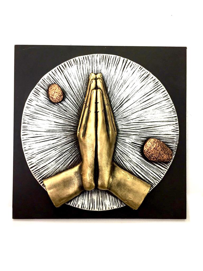 Shades Of White Gold Hand Gestures Spiritual Artwork Mudra Art Tamrapatra