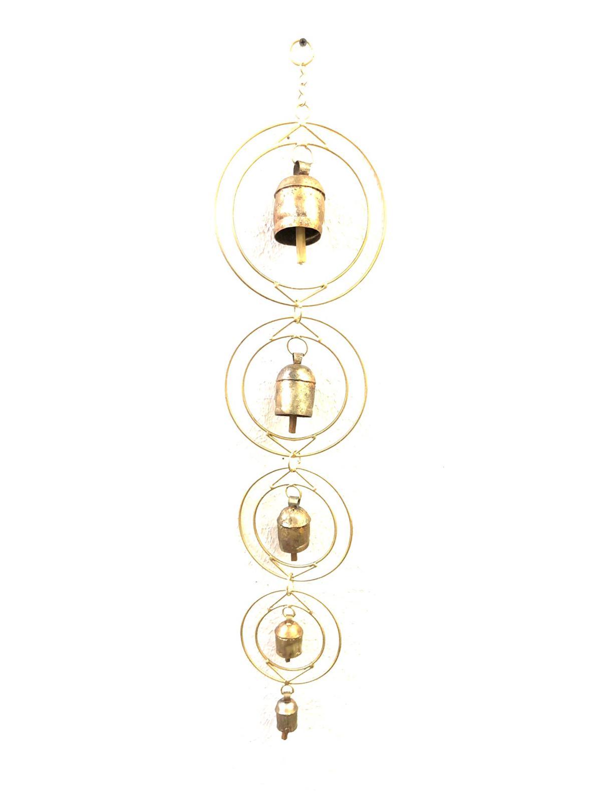 Big Jalebi Style 5 Bell Wind Chimes Handmade With Love Available Tamrapatra
