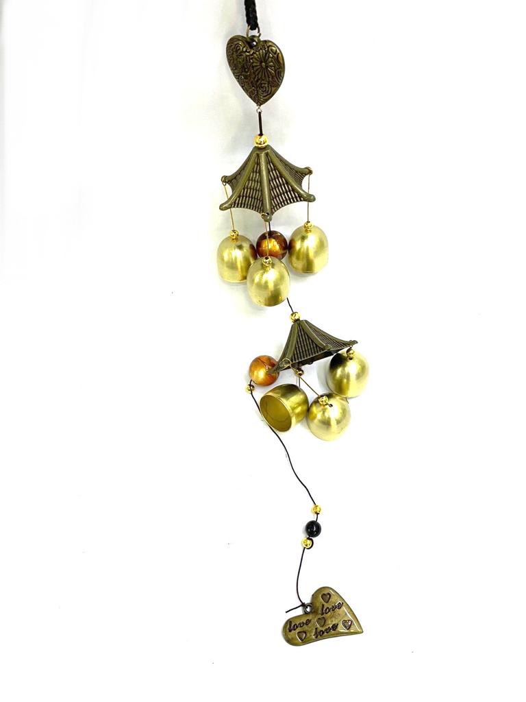 Wind Chimes Metal Bells With Attractive Designs Melodious Sound Tamrapatra
