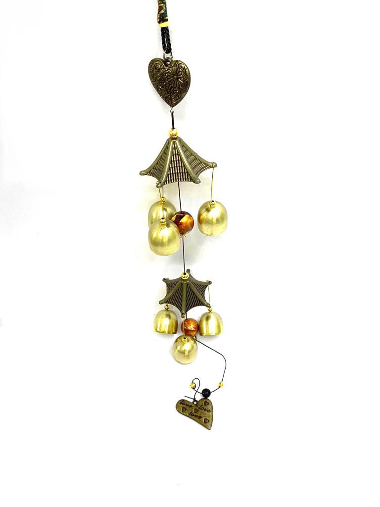 Wind Chimes Metal Bells With Attractive Designs Melodious Sound Tamrapatra