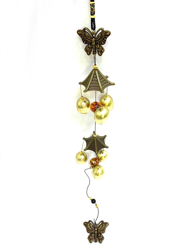 Wind Chimes Metal Bells With Attractive Designs Melodious Sound Tamrapatra