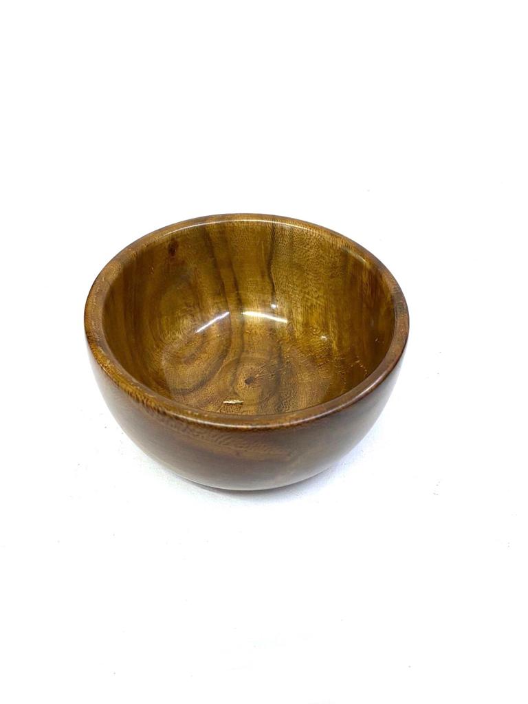 Wooden Bowls Various Size Easy Wipe Serve Dry Fruits Snacks From Tamrapatra