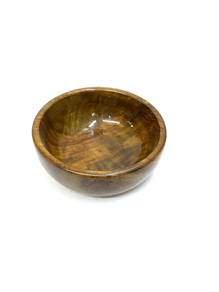 Wooden Bowls Various Size Easy Wipe Serve Dry Fruits Snacks From Tamrapatra