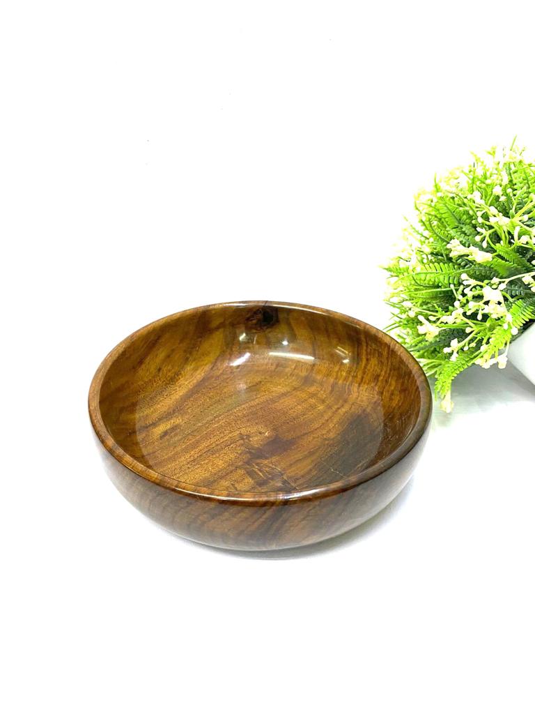 Wooden Bowls Various Size Easy Wipe Serve Dry Fruits Snacks From Tamrapatra