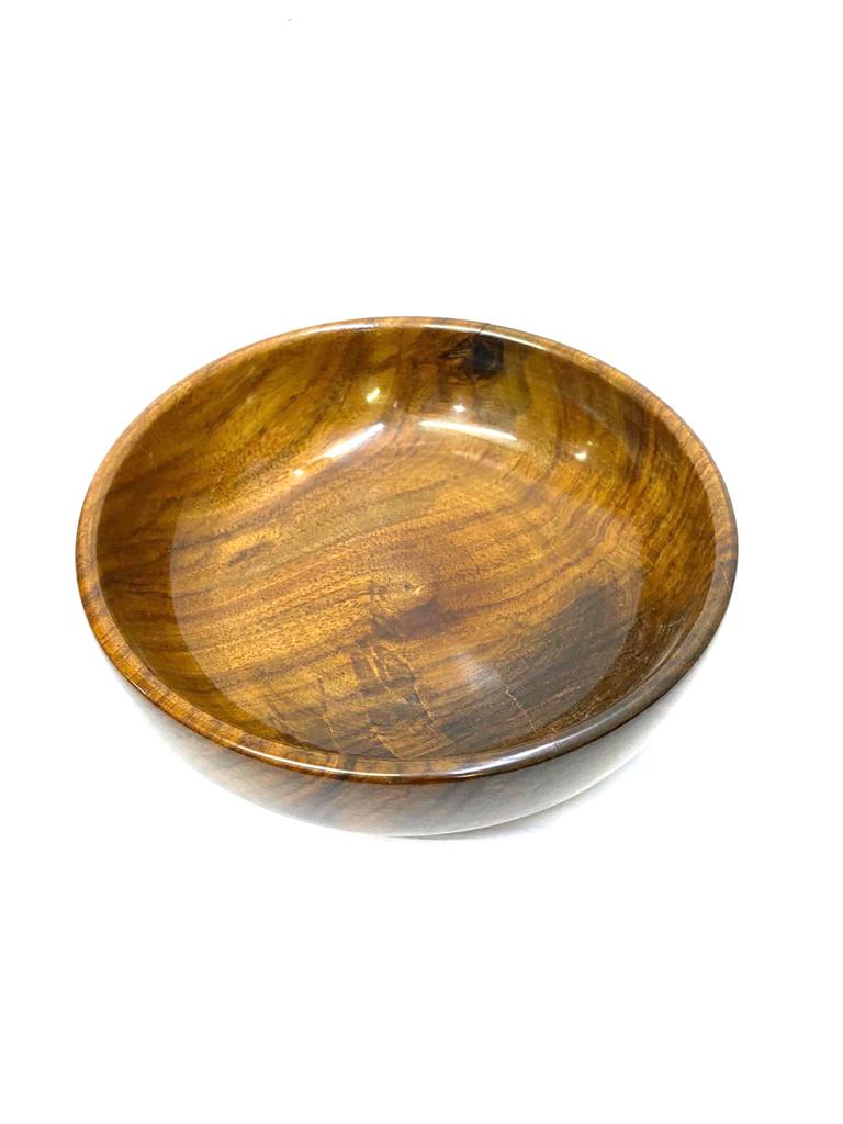 Wooden Bowls Various Size Easy Wipe Serve Dry Fruits Snacks From Tamrapatra