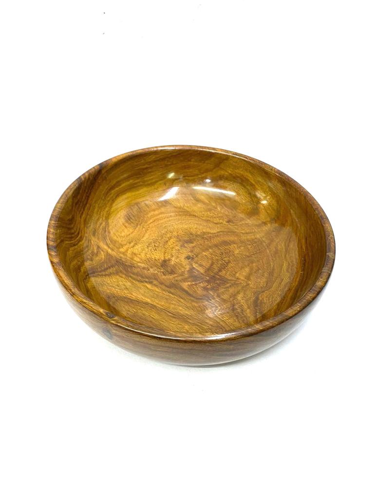 Wooden Bowls Various Size Easy Wipe Serve Dry Fruits Snacks From Tamrapatra