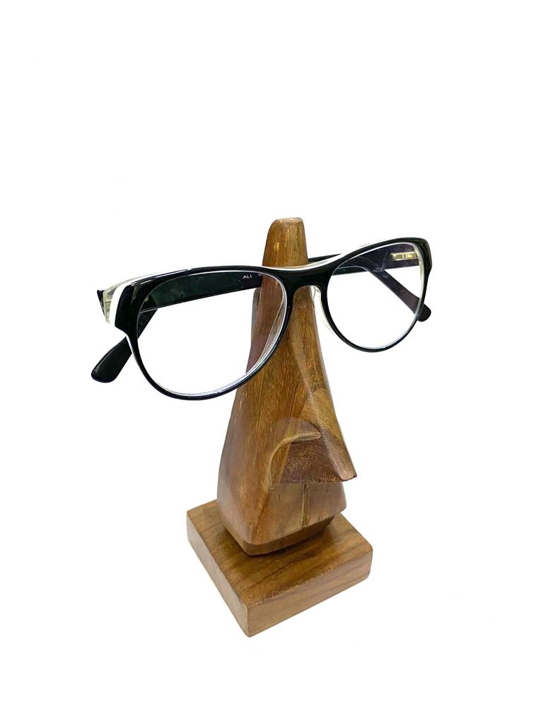 Spectacles Organizer Stand In Stylish Wooden Warli Hand Painted By Tamrapatra