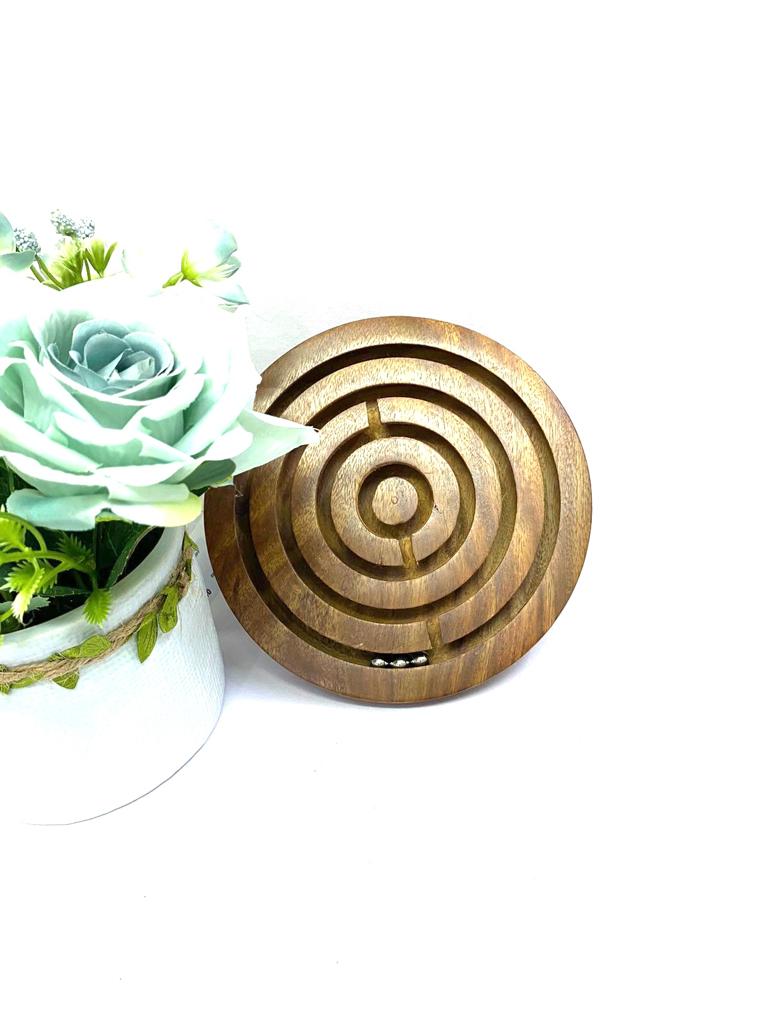 Goli Game Wooden Puzzle Ball In Maze Fun & Smart Minds Kids Gifts Tamrapatra