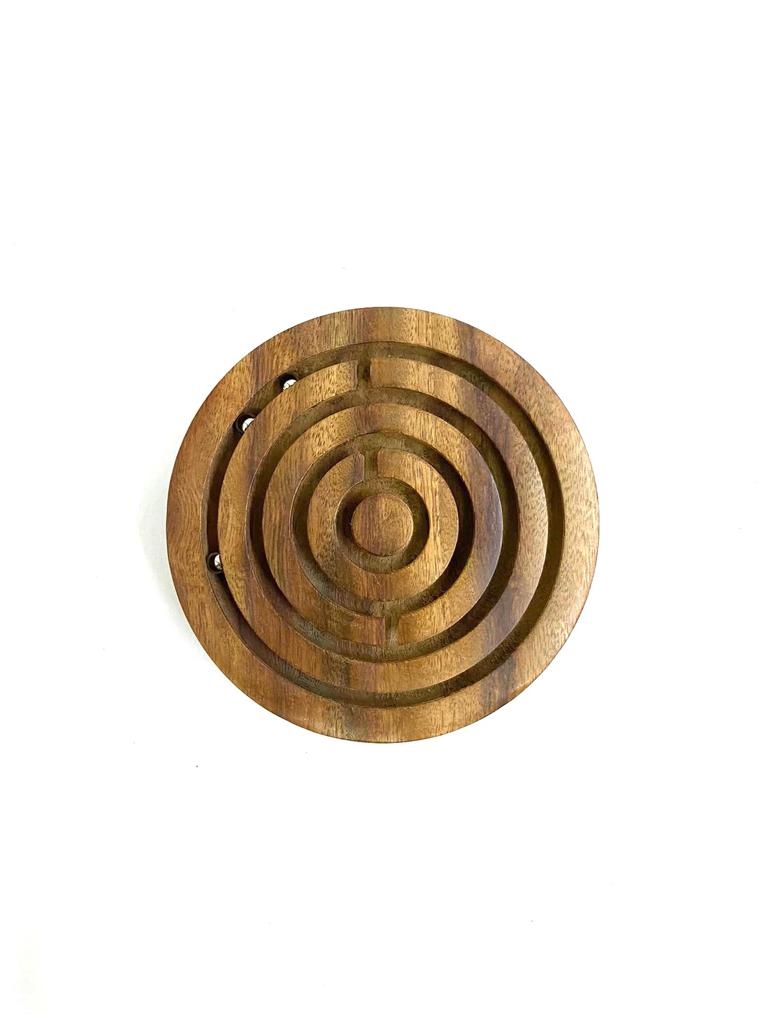 Goli Game Wooden Puzzle Ball In Maze Fun & Smart Minds Kids Gifts Tamrapatra