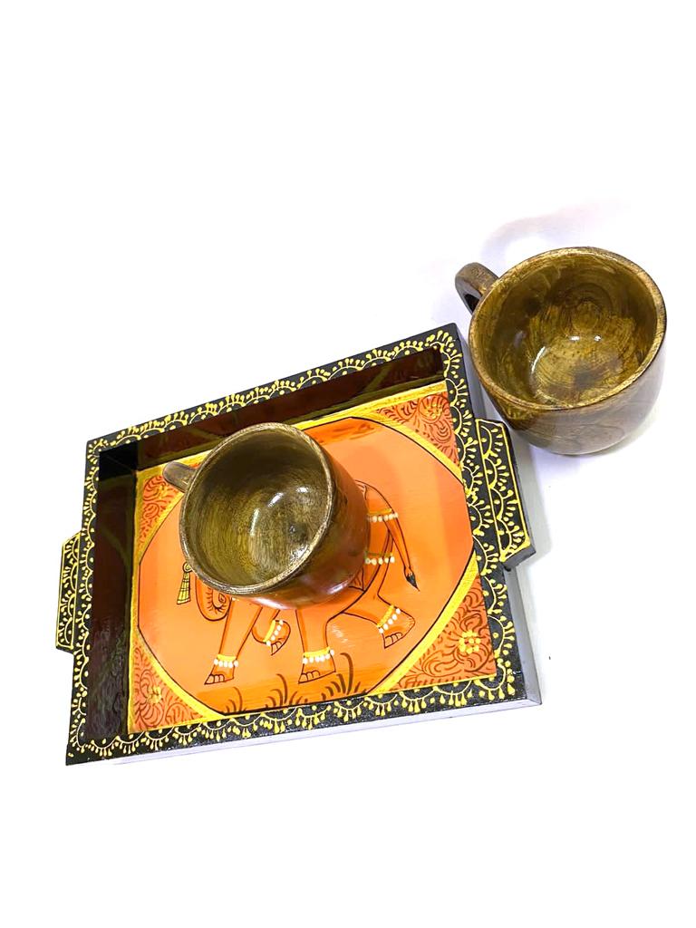Royal Tray Series Hand Painted & Crafted With Precision Various Designs By Tamrapatra - Tamrapatra