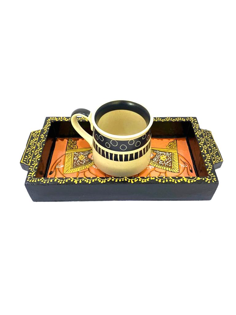 Royal Tray Series Hand Painted & Crafted With Precision Various Designs By Tamrapatra - Tamrapatra