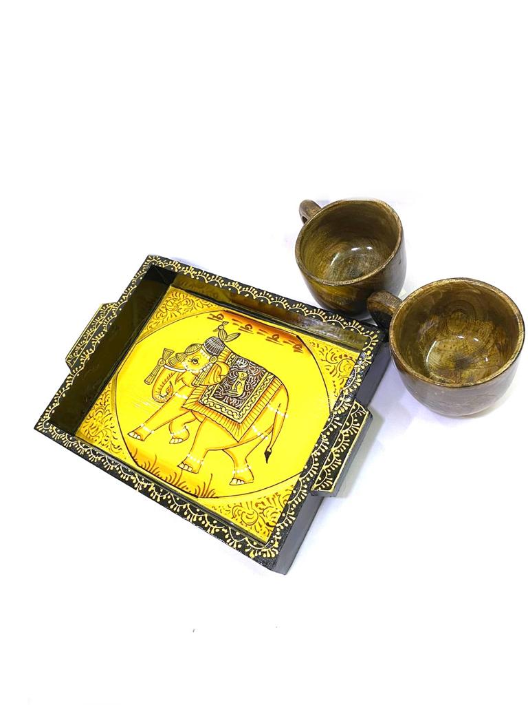 Royal Tray Series Hand Painted & Crafted With Precision Various Designs By Tamrapatra - Tamrapatra