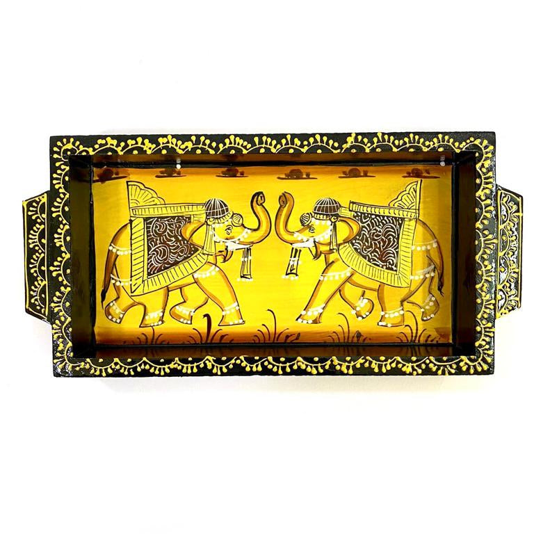 Royal Tray Series Hand Painted & Crafted With Precision Various Designs By Tamrapatra - Tamrapatra