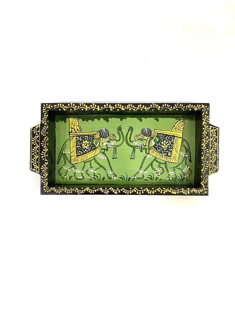 Royal Tray Series Hand Painted & Crafted With Precision Various Designs By Tamrapatra - Tamrapatra