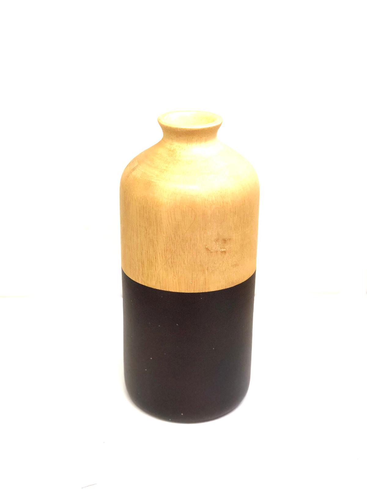 Modern Lined Pots Bottle Series Handcrafted Décor Additions By Tamrapatra