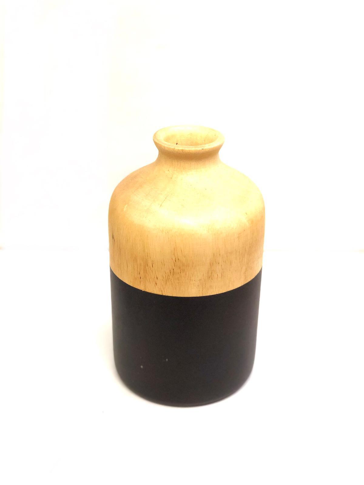 Modern Lined Pots Bottle Series Handcrafted Décor Additions By Tamrapatra