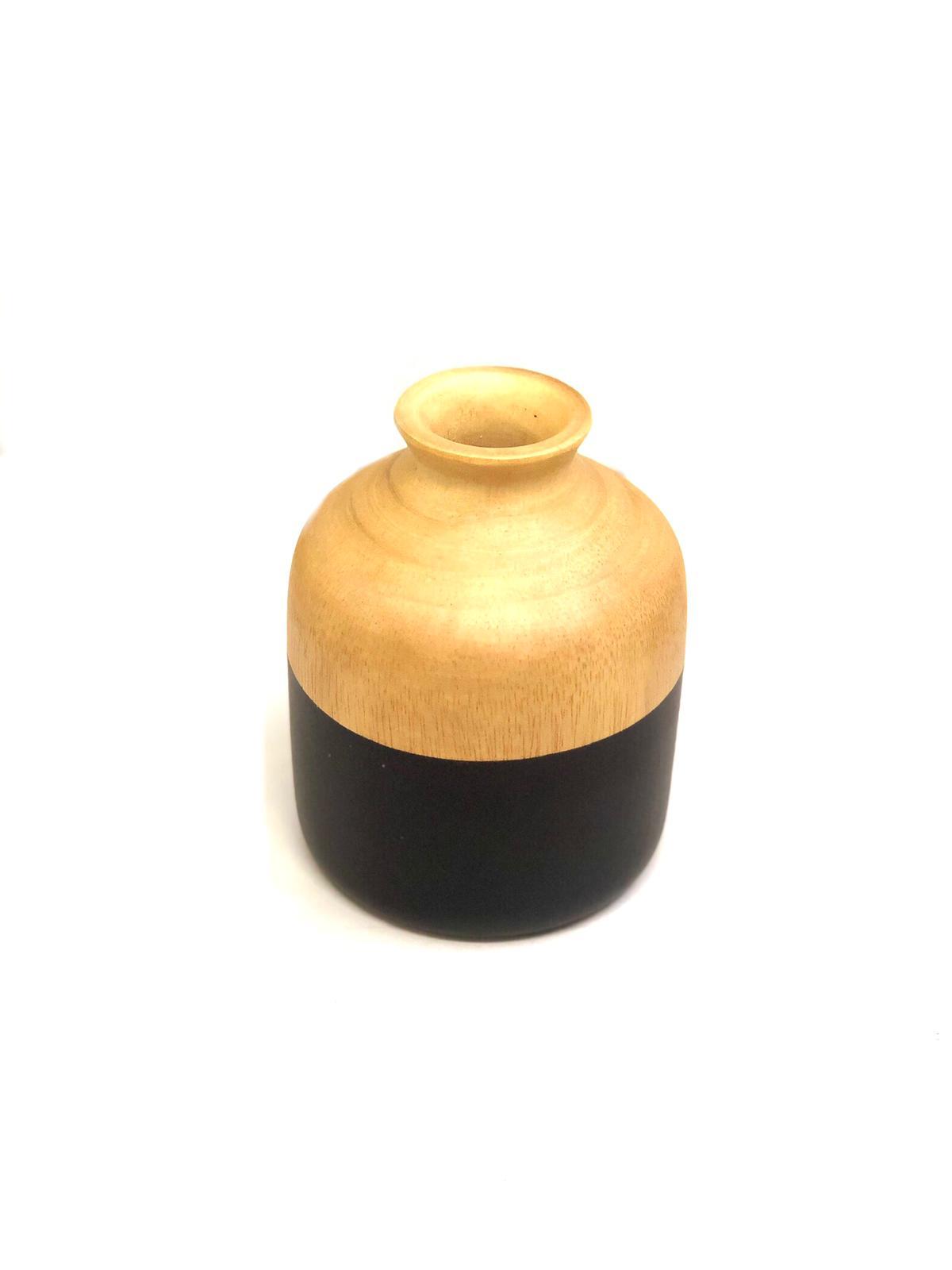 Modern Lined Pots Bottle Series Handcrafted Décor Additions By Tamrapatra